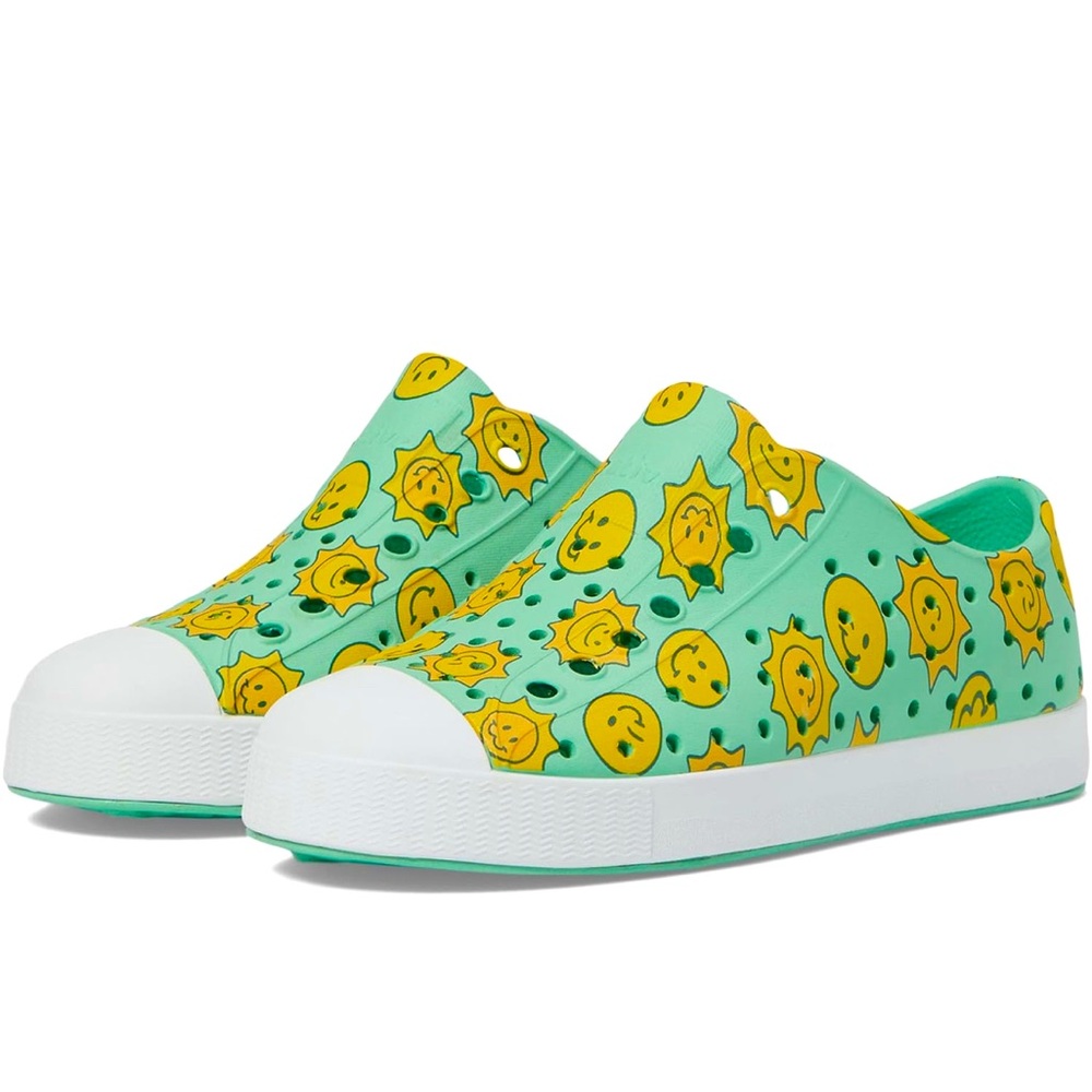 SOLD OUT! Kids' Green/ Yellow Smiley Face Native’s
